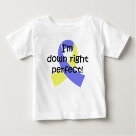 Besegra högerperfekten, den Down Syndrome Tee Shirt