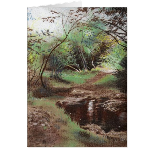 Besegra i dalen hälsningskort (Framsidan)