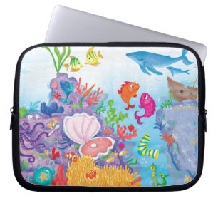 Besegra i hav laptop sleeve