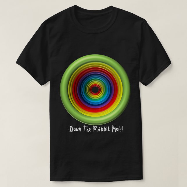 Besegra kaninhål! tee (Design framsida)