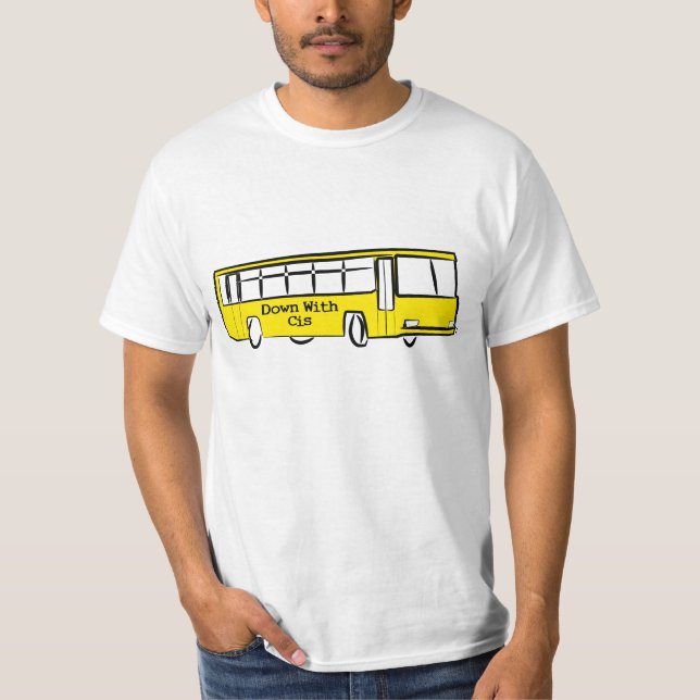BESEGRA MED CIS bussen Tee Shirt (Framsida)