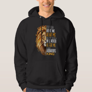 Besegra Mig Aldrig Stark Aquarius Kung Mäns Pappor Hoodie