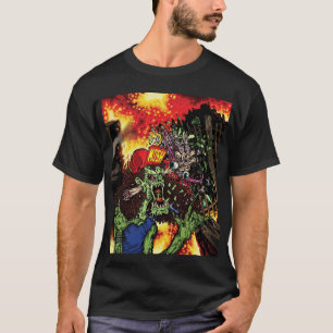 Besegra något liknande en galning - täcka konst tee shirt