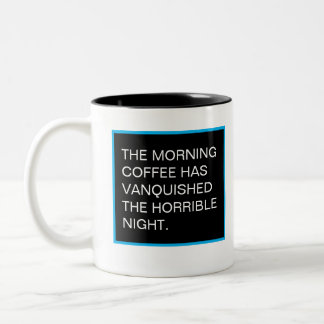 Besegra natten Två-Tonad mugg