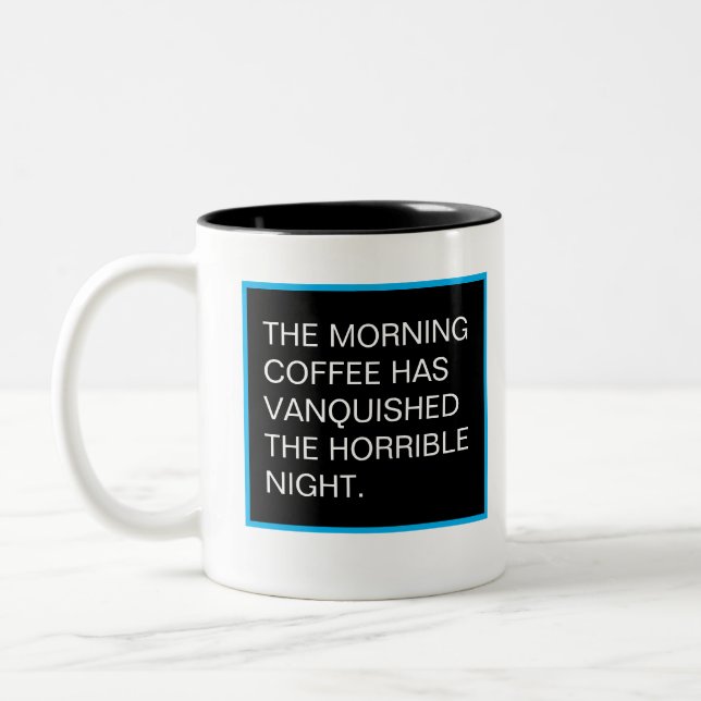 Besegra natten Två-Tonad mugg (Vänster)