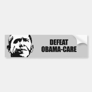 Besegra Obama-vården Bildekal