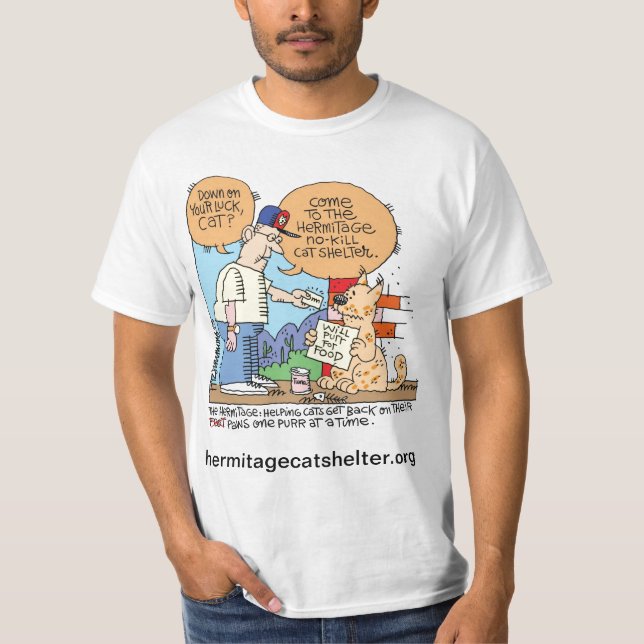 Besegra på turKattT-tröja T-shirt (Framsida)