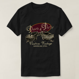 Besegra & smutsa ner amerikanen stålsätter t shirt