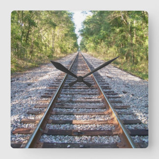 Besegra spårar tar tid på fyrkantig klocka