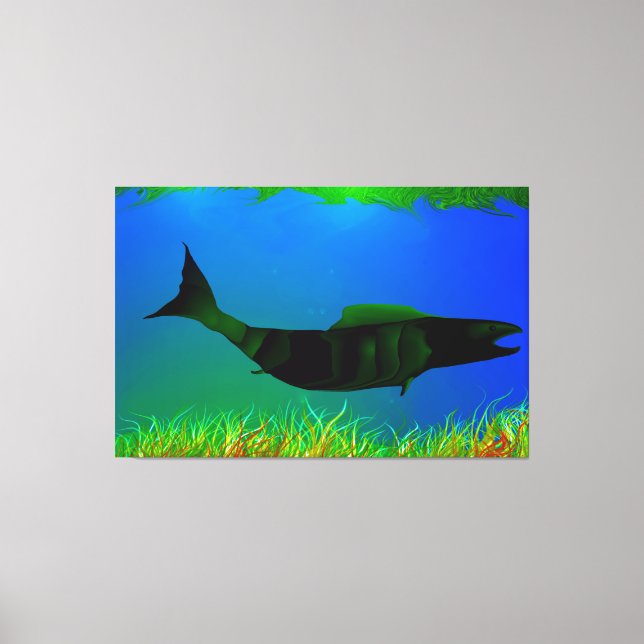 Besegra under Digital målning på kanfas Canvastryck (Framsida)