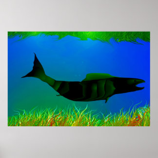 Besegra under Digital målning Poster