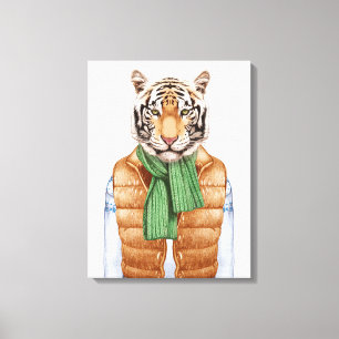 Besegra Vesttigern Canvastryck