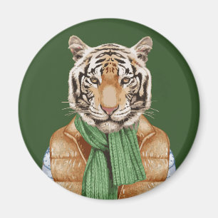 Besegra Vesttigern Magnet