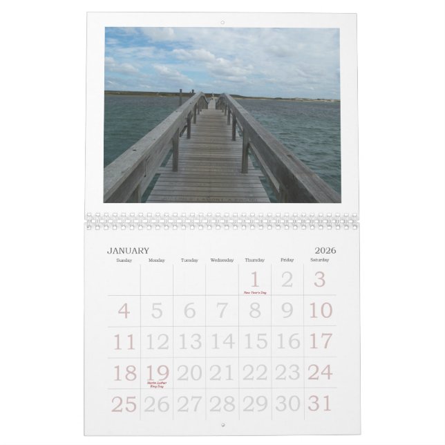 Besegra vid havet, udduddtorsk kalender (Jan 2026)