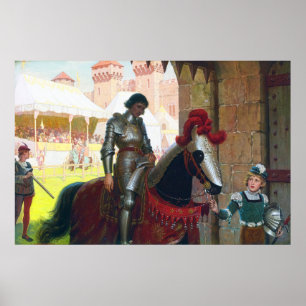 Besegrad, av Edmund Blair Leighton Poster