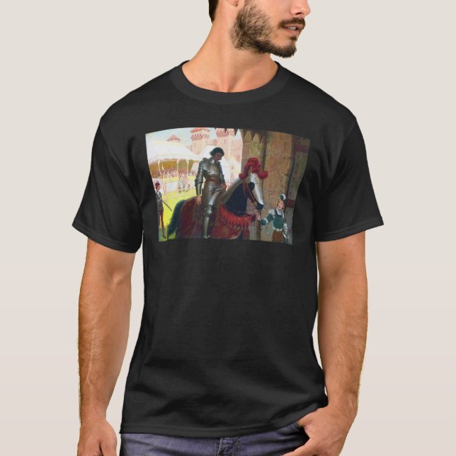 Besegrad, av Edmund Blair Leighton T Shirt (Framsida)