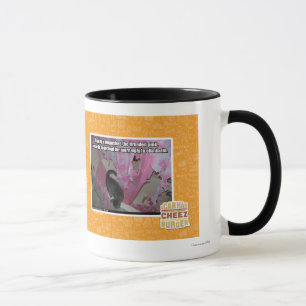 Besegrade de fruktade rosorna mugg