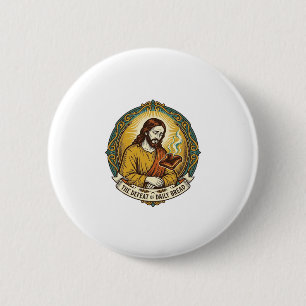 Besegrade Jesus Rökande Bränd Toast Frukost Kök Knapp