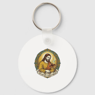 Besegrade Jesus Rökande Bränd Toast Frukost Kök Nyckelring