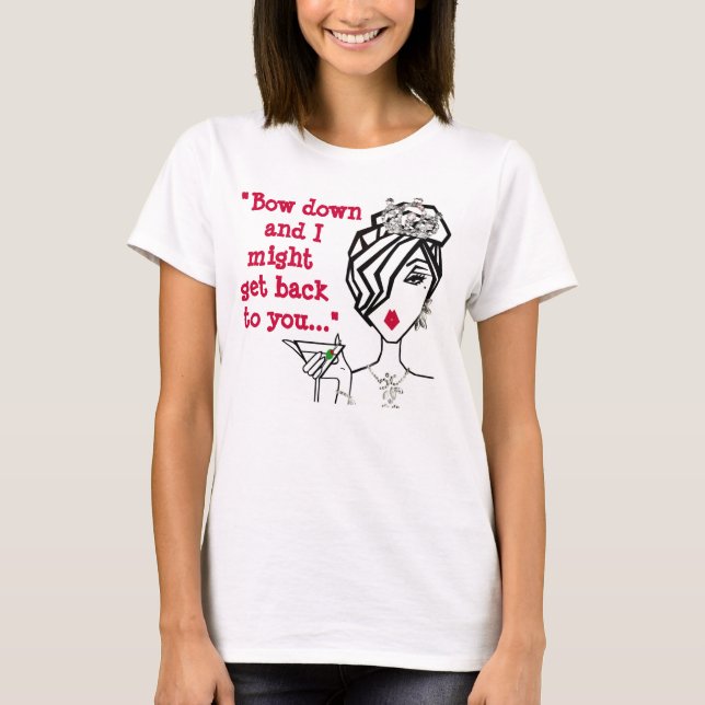 "Besegrar pilbågen, och jag kan får baksida till T-shirt (Framsida)