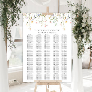 Besittning av Wildblomsterminimalister Bröllop 30  Poster