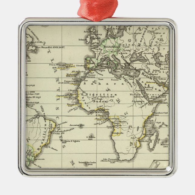 Besittningar av spanjorerna julgransprydnad metall (Framsidan)