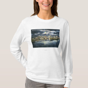 Beskåda av Albany horisont på natten T-shirt