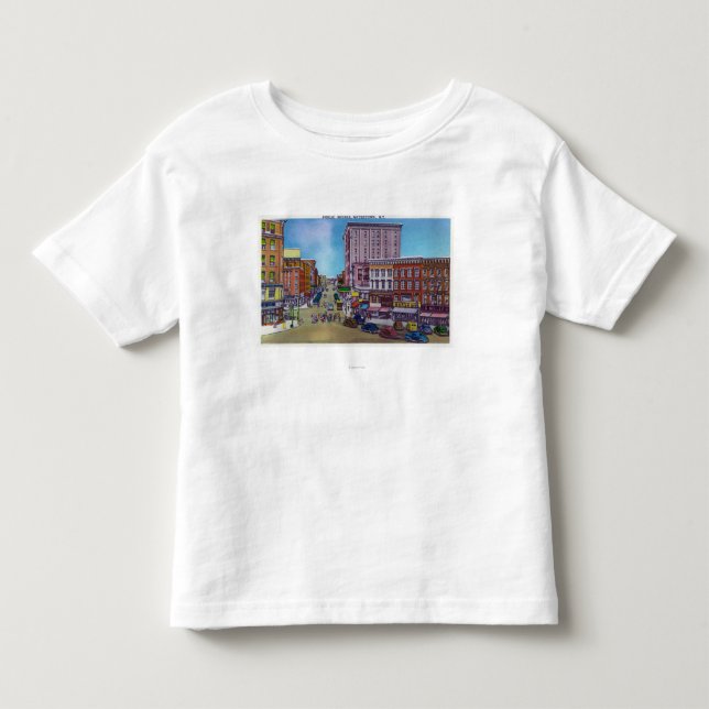 Beskåda av allmänheten kvadrerar tee (Framsida)