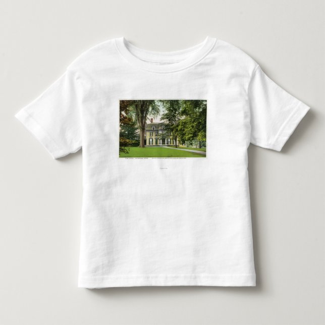 Beskåda av almrund kulle, Longfellow bodde här Tee Shirt (Framsida)