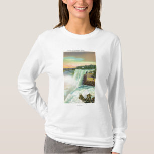Beskåda av amerikannedgångar från getön t-shirt