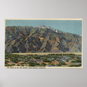 Beskåda av ängeln på Mt. San Jacinto Poster