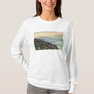 Beskåda av annan Adirondack Mts ovanför molnen T Shirt