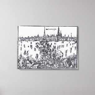 Beskåda av Antwerp Canvastryck