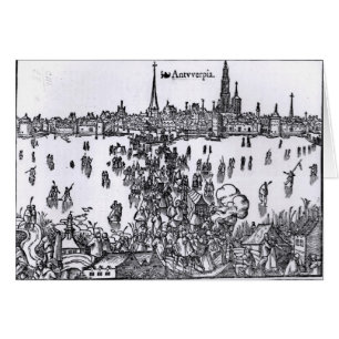 Beskåda av Antwerp Hälsningskort