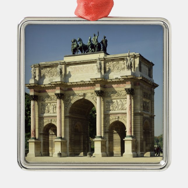 Beskåda av Arcet de Triomphe du Carrousel Julgransprydnad Metall (Framsidan)