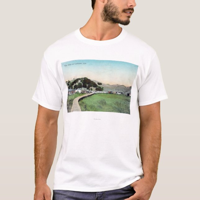 Beskåda av ArksLarkspuren, CA Tee Shirt (Framsida)