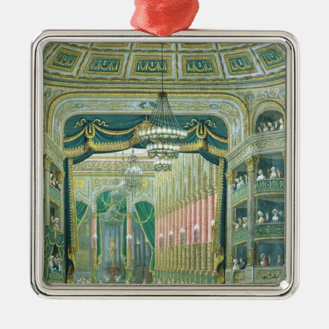 Beskåda av arrangera av den Paris operan Julgransprydnad Metall (Framsidan)