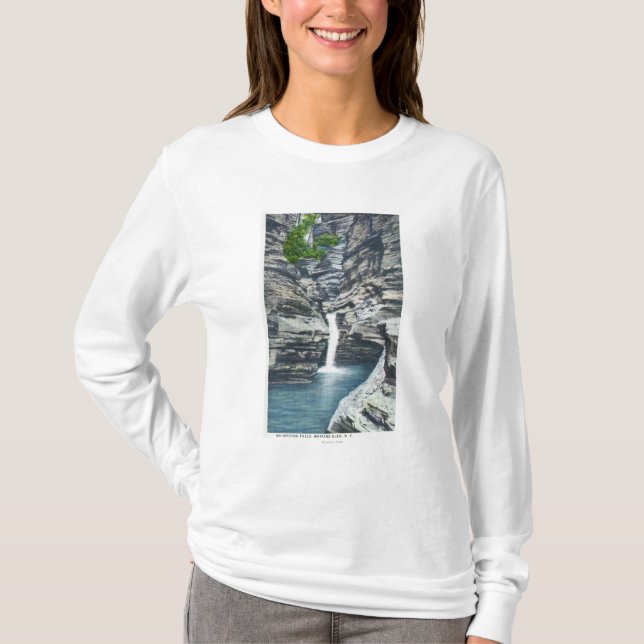 Beskåda av att viska nedgångar tee shirt (Framsida)