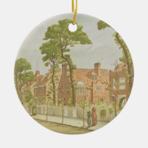 Beskåda av Bedford parkerar, 1882 (färglithoen) Julgransprydnad Keramik