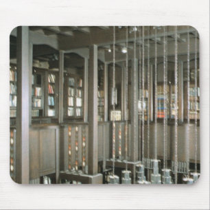 Beskåda av bibliotek, byggt 1897-99 musmatta
