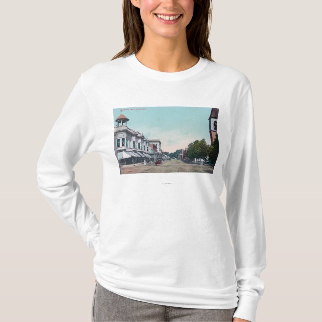 Beskåda av BroadwayChico, CA T Shirt (Framsida)