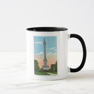 Beskåda av Brocks monument Mugg