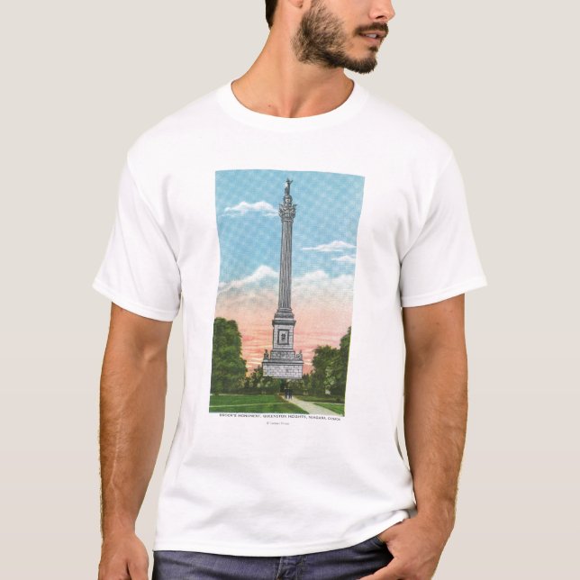 Beskåda av Brocks monument T-shirt (Framsida)