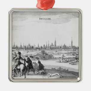 Beskåda av Bruges Julgransprydnad Metall