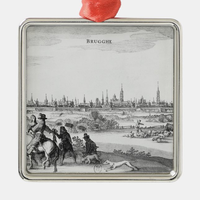 Beskåda av Bruges Julgransprydnad Metall (Framsidan)