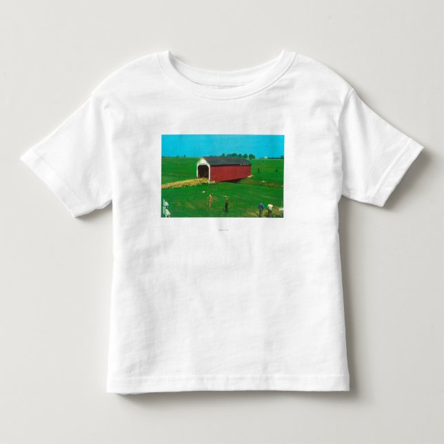 Beskåda av Catlinen överbryggar T-shirt (Framsida)