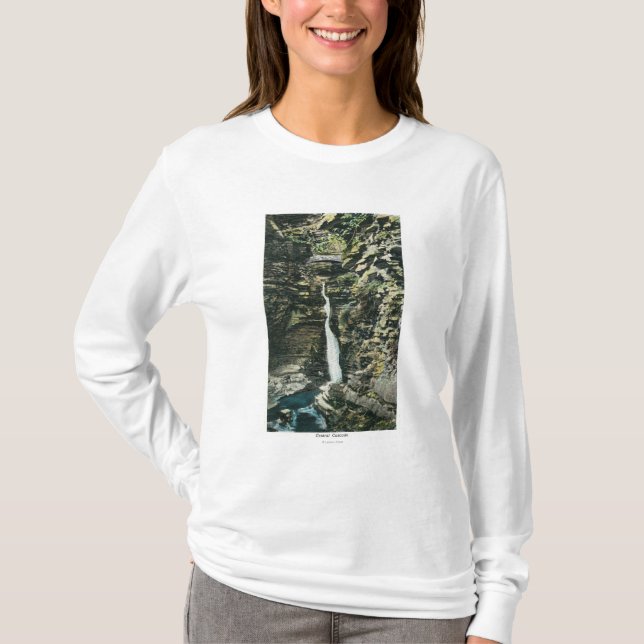 Beskåda av centralkaskaden t-shirt (Framsida)
