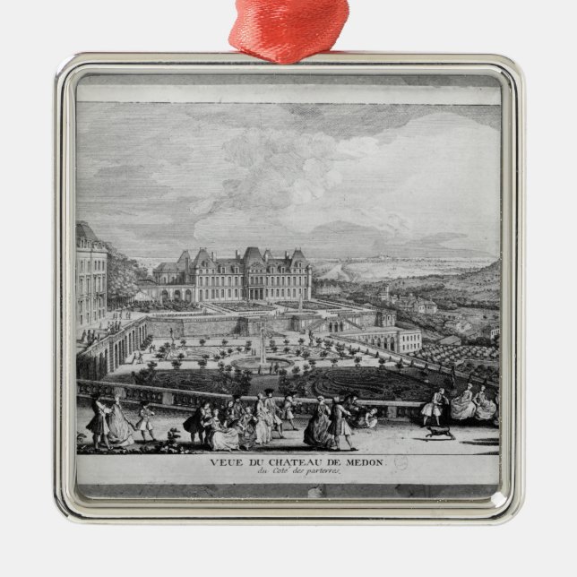 Beskåda av Chateau de Meudon Julgransprydnad Metall (Framsidan)