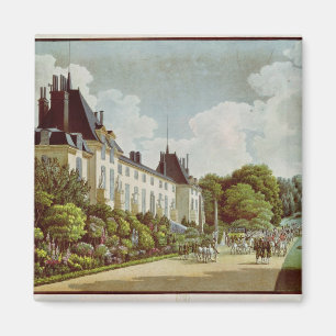 Beskåda av chateauen de la Malmaison Magnet