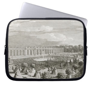 Beskåda av chateauen de Trianon, den engr Laptop Sleeve